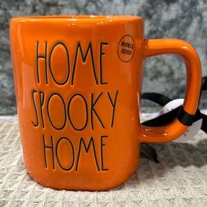 NWT Rae Dunn “HOME SPOOKY HOME” Halloween Mug 16 oz Double Sided
